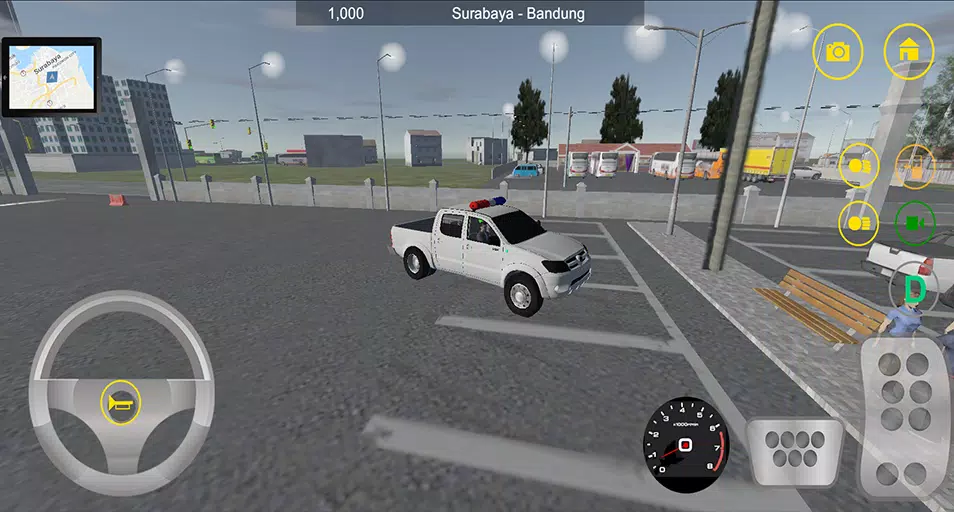 Pickup Police drive Game 3D Tangkapan skrin 3