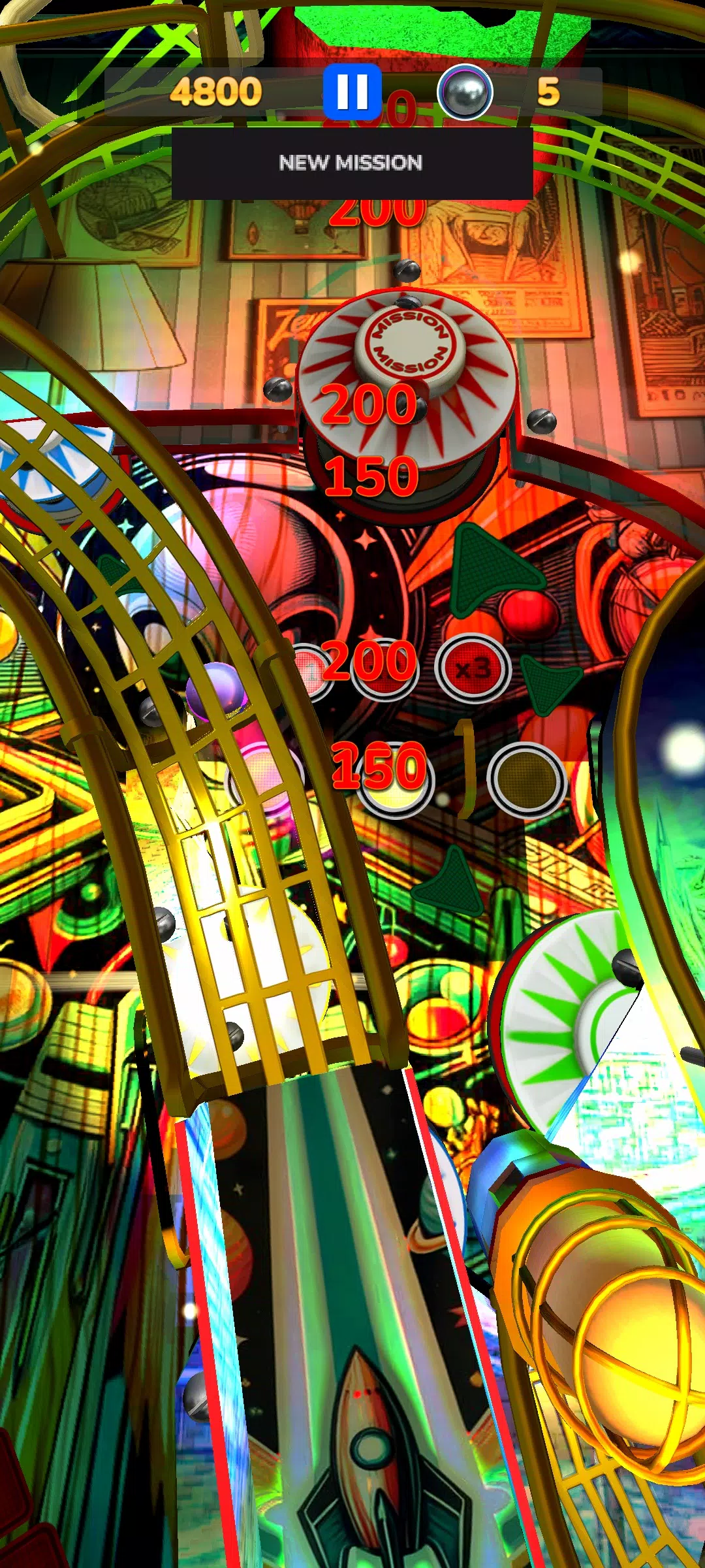 Pinball Neon Ảnh chụp màn hình 1