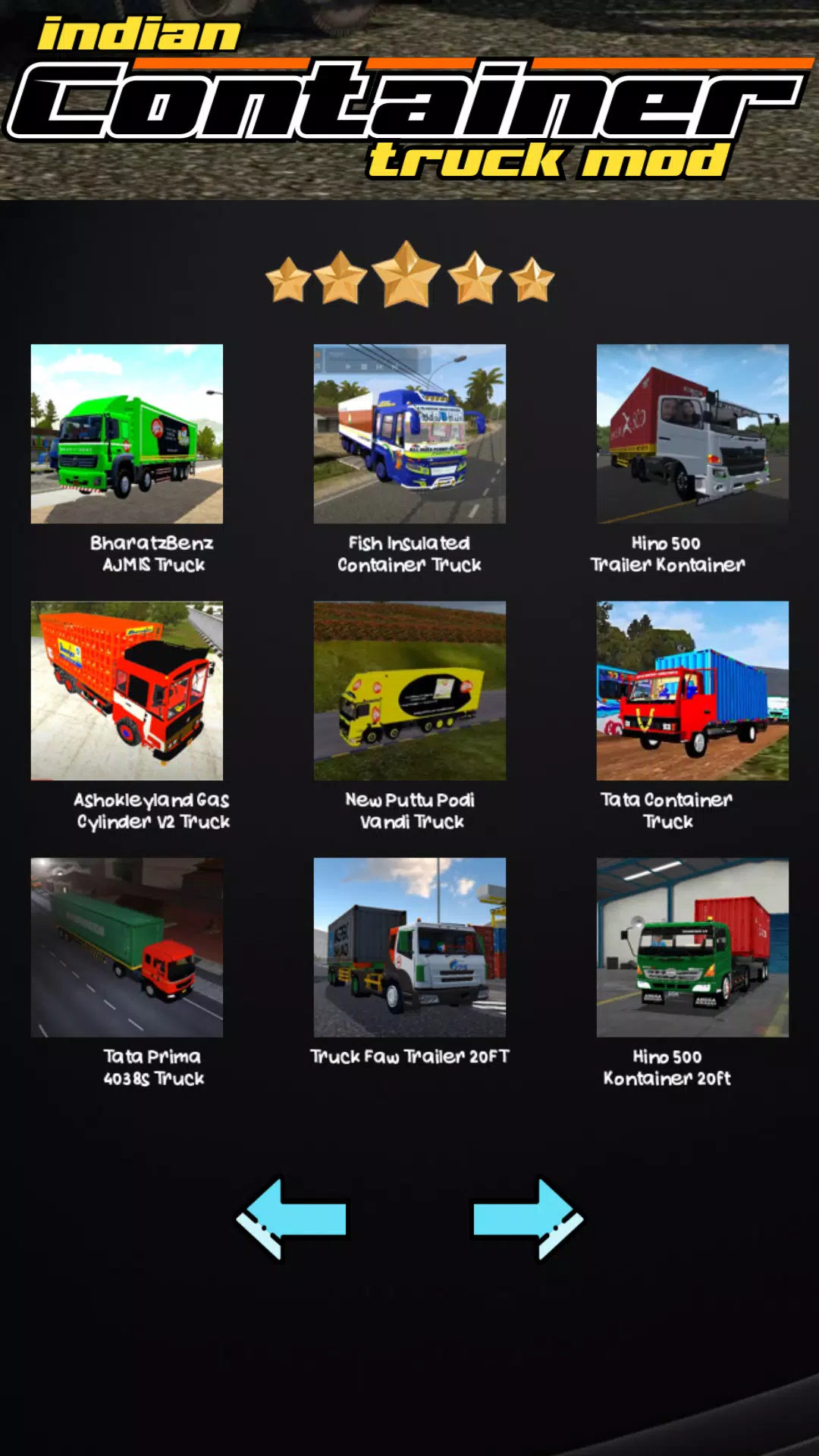 Indian Container Truck Mod Captura de pantalla 3