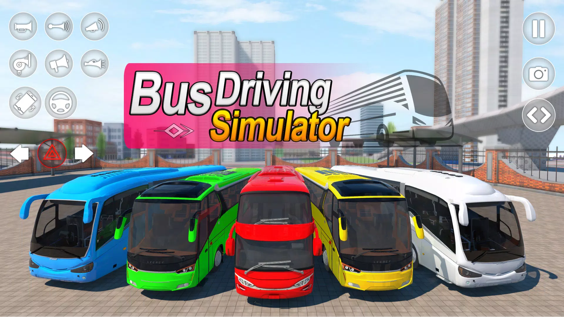 Bus Driving Games 3d Simulator Скриншот 4