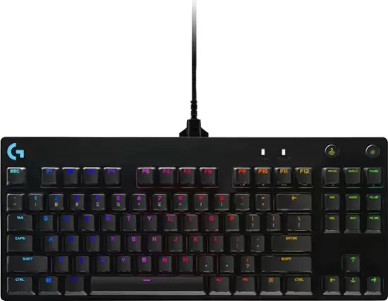 Logitech - G PRO TKL Wired Mechanical Gaming Keyboard