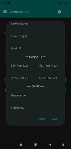 Zedtunnel VPN Screenshot 1