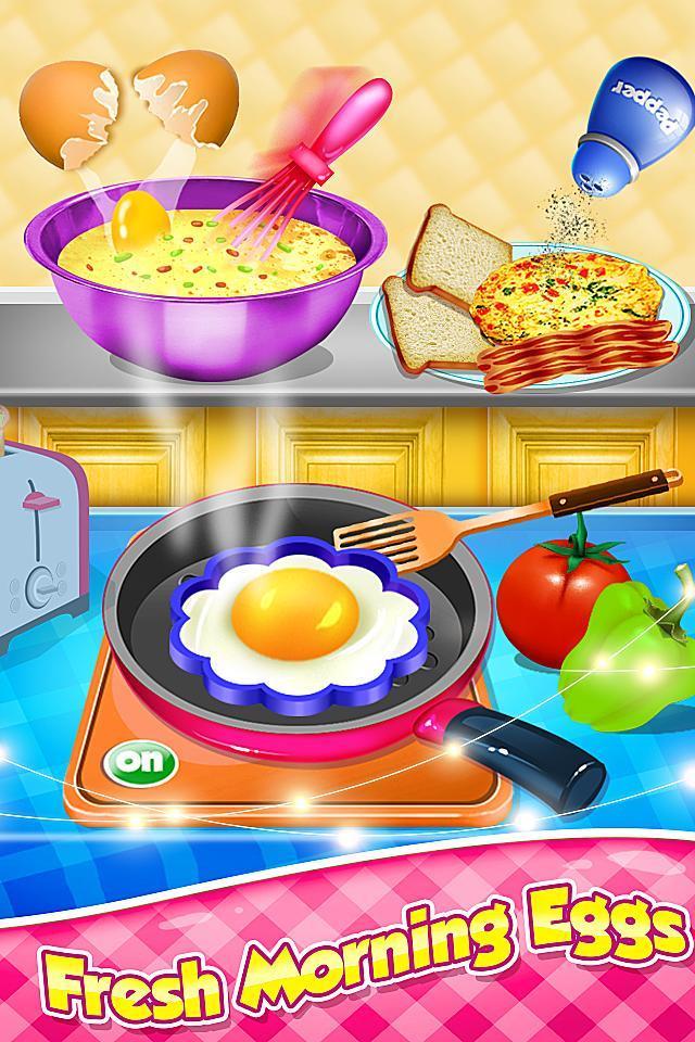 Breakfast Cooking - Kids Game স্ক্রিনশট 1