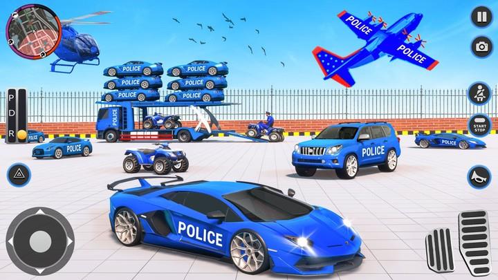 US Police Car Transport Career Captura de tela 2