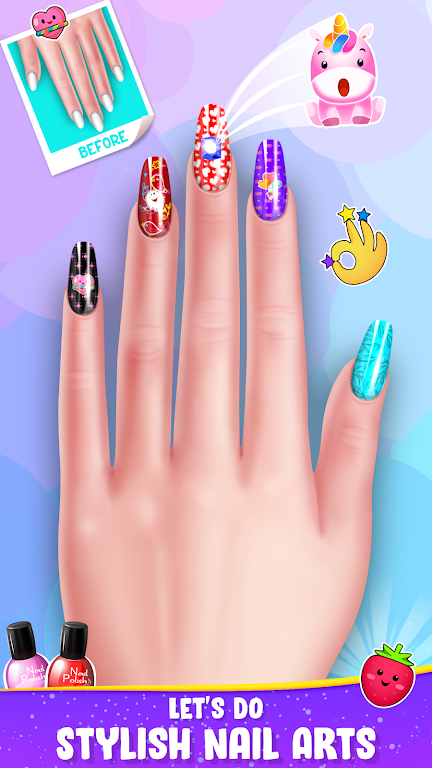 Nail Art Battle - Spa & Salon应用截图第2张