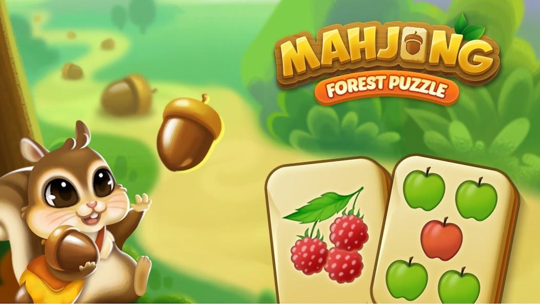 Mahjong Forest Puzzle Mod Ekran Görüntüsü 1