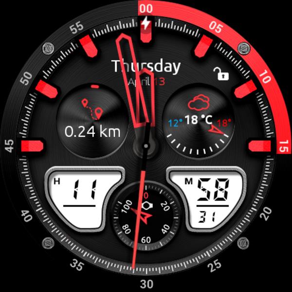 Fury Watch Face Zrzut ekranu 2