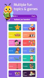 Learn Italian for kids Tangkapan skrin 2