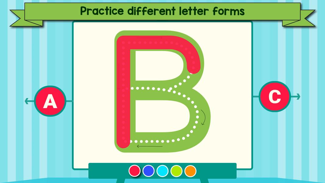 Alphabet Letters & Numbers Tracing Games for Kids Tangkapan skrin 2