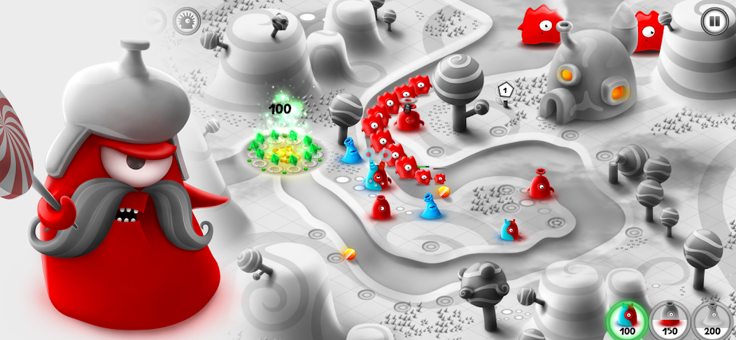 Jelly Defense Mod Captura de tela 1