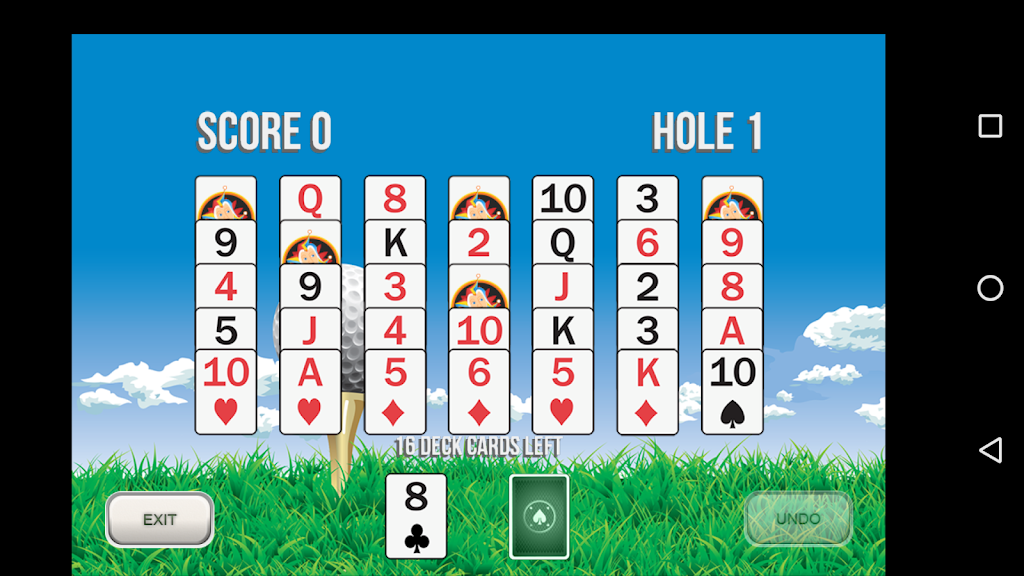 Golf Solitaire 18應用截圖第2張