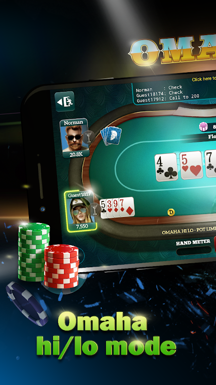 Live Poker Tables–Texas holdem and Omaha Screenshot 3