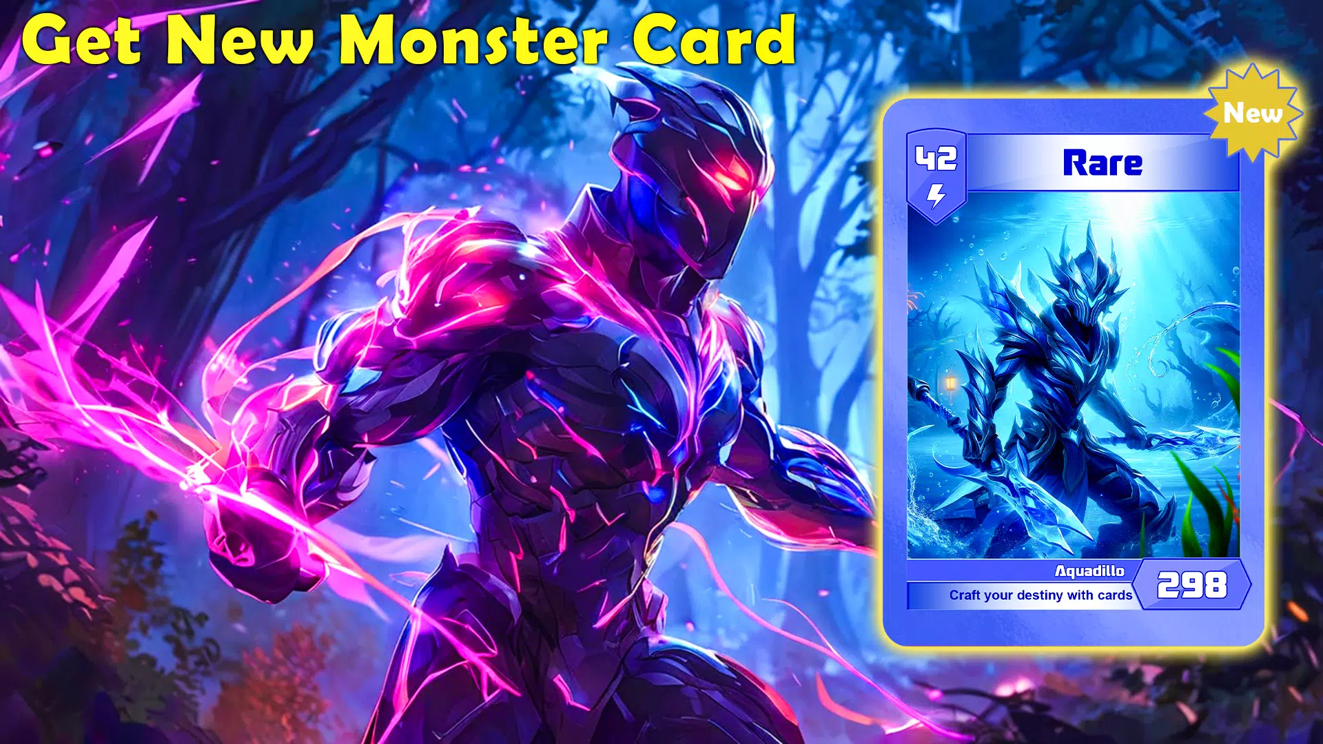 Monsters Card Collector Game स्क्रीनशॉट 1