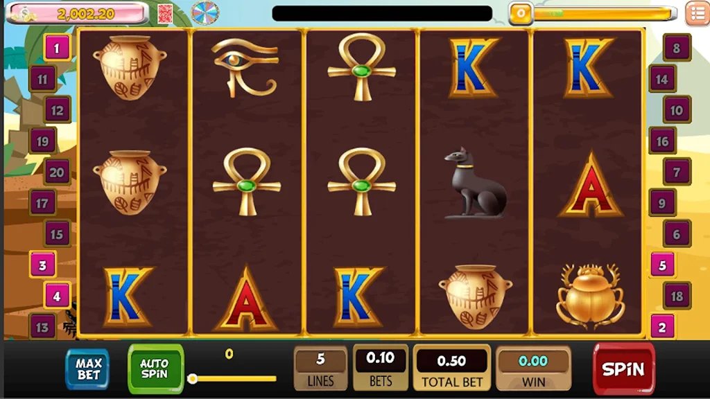 Egyptian Classic Slot Machine スクリーンショット 1