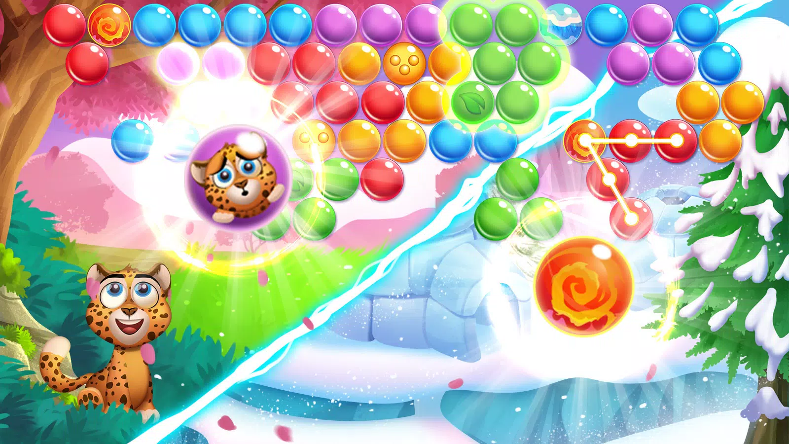 Bubble Pop: Wild Rescue ภาพหน้าจอ 1