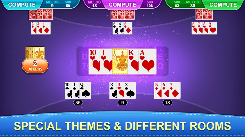 Rummy - Gin Rummy Card Games Captura de pantalla 3