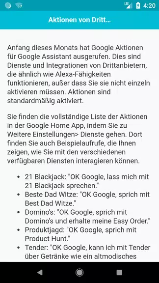 Befehle für Home Schermafbeelding 4