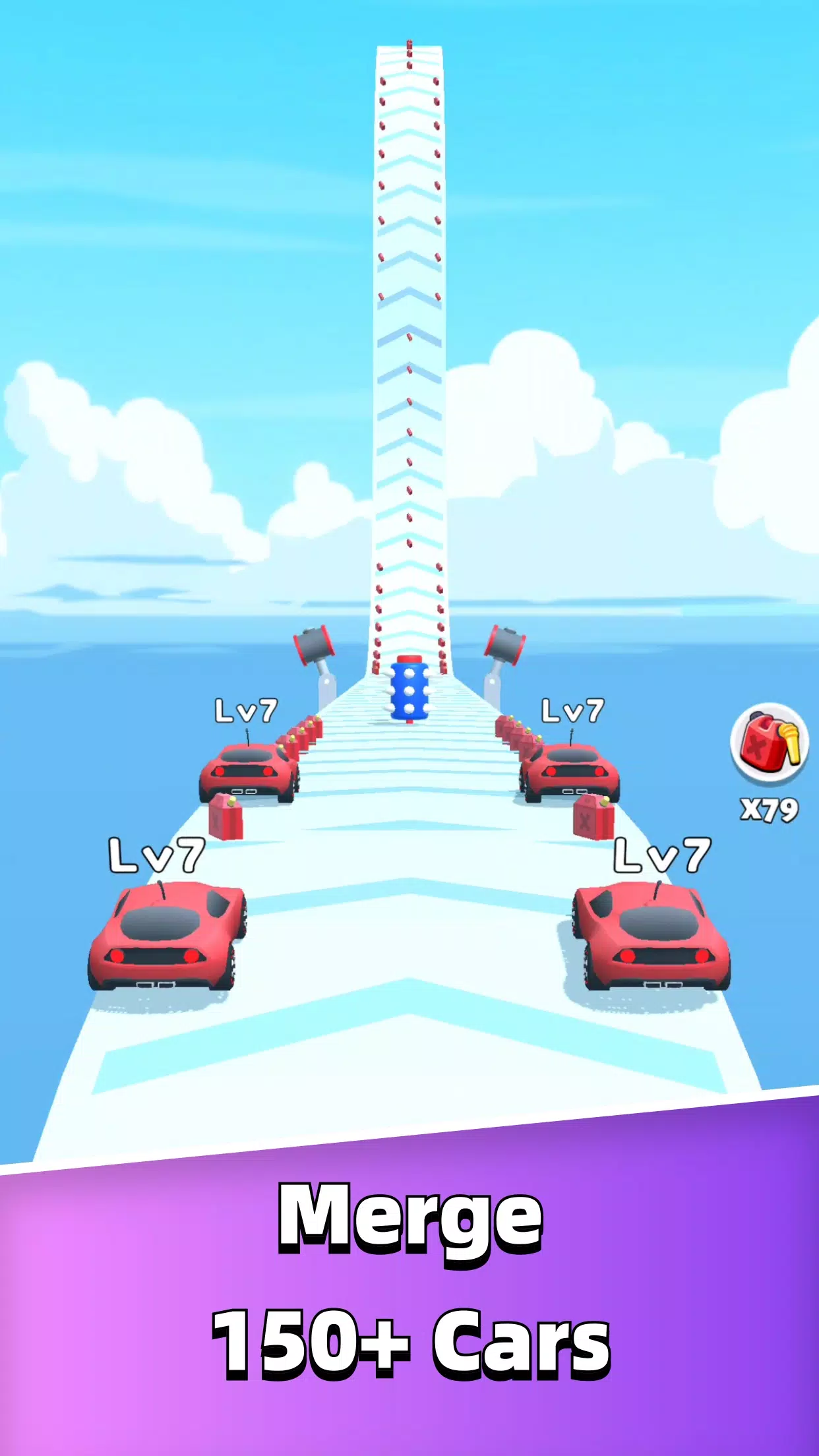 Merge Car Run Captura de tela 2