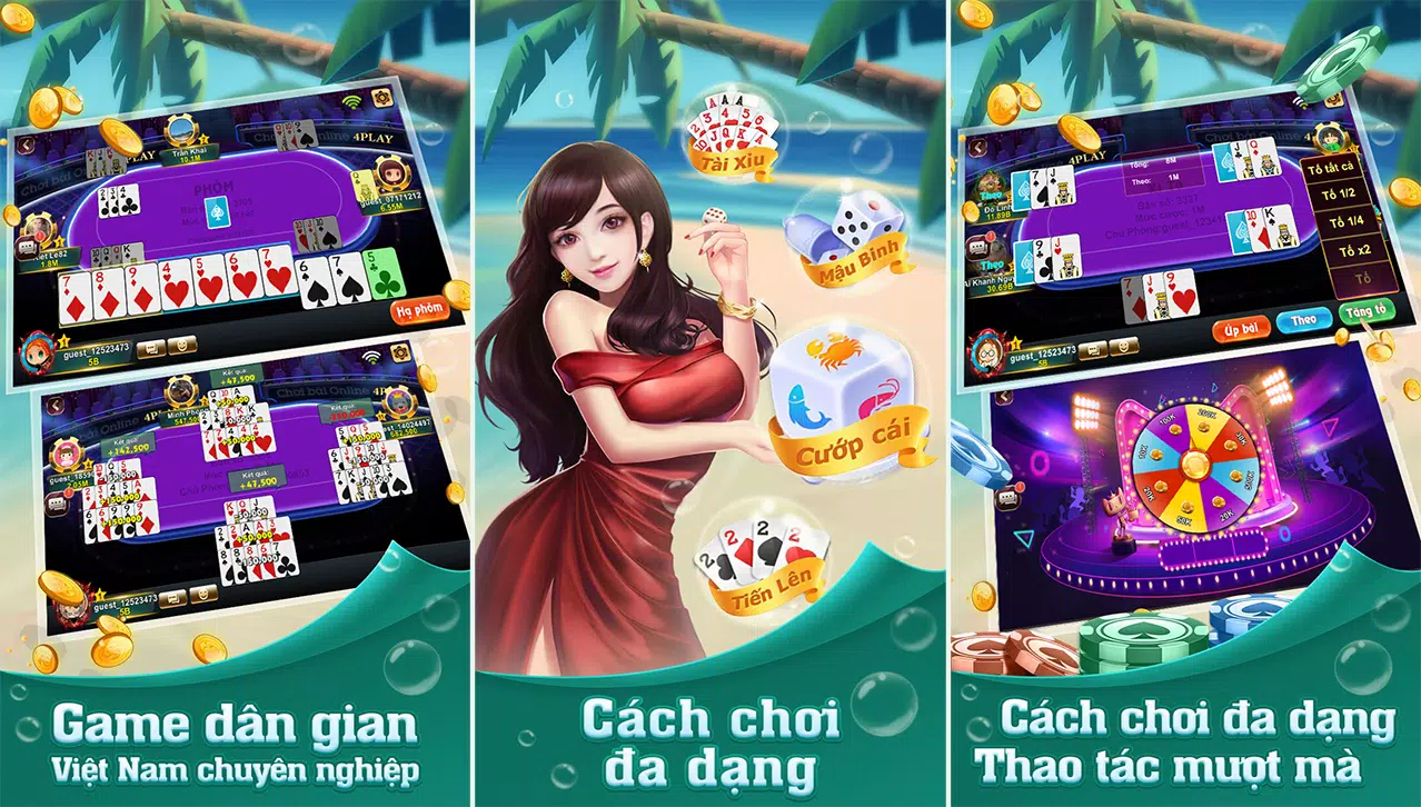4Play - Tiến Lên Miền Nam Online应用截图第2张
