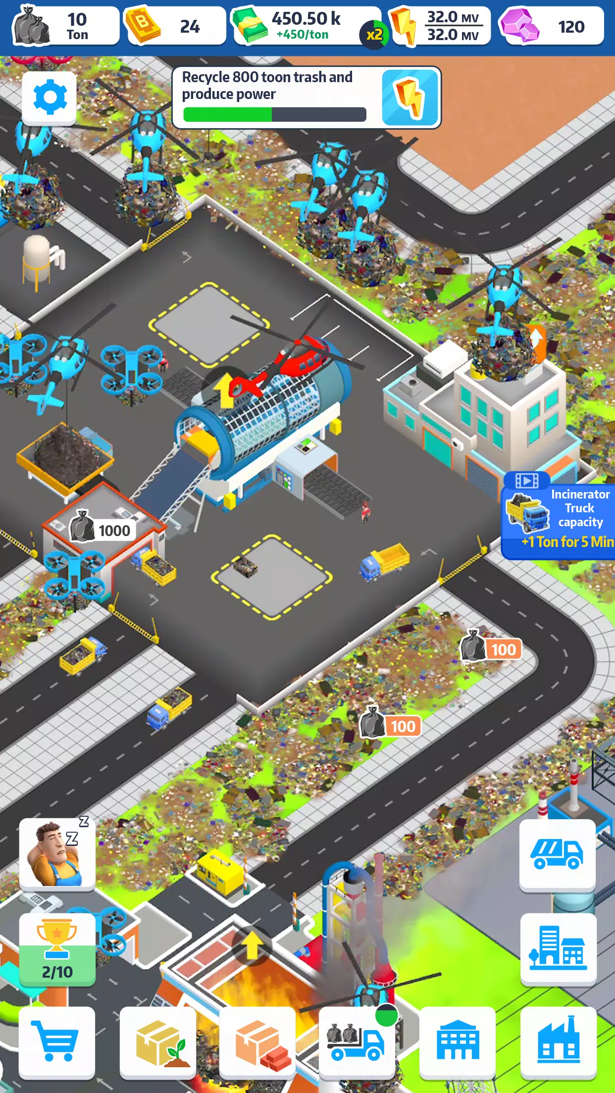 Trash Tycoon ဖန်သားပြင်ဓာတ်ပုံ 4