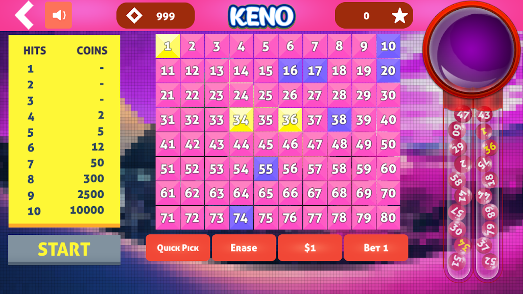 Keno Cleopatra應用截圖第3張