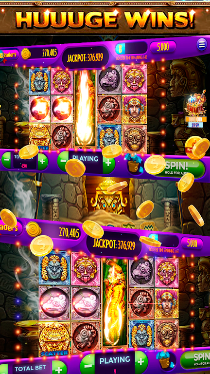 Slots! Azetc Gold Treasures Vegas Slot machines Ekran Görüntüsü 3