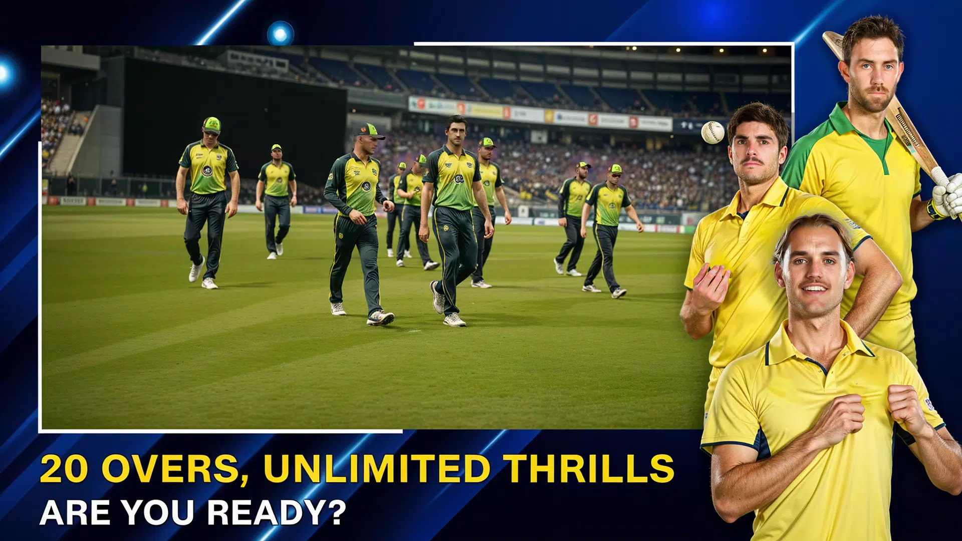 Cricket Champions Real 3D Game Screenshot 1