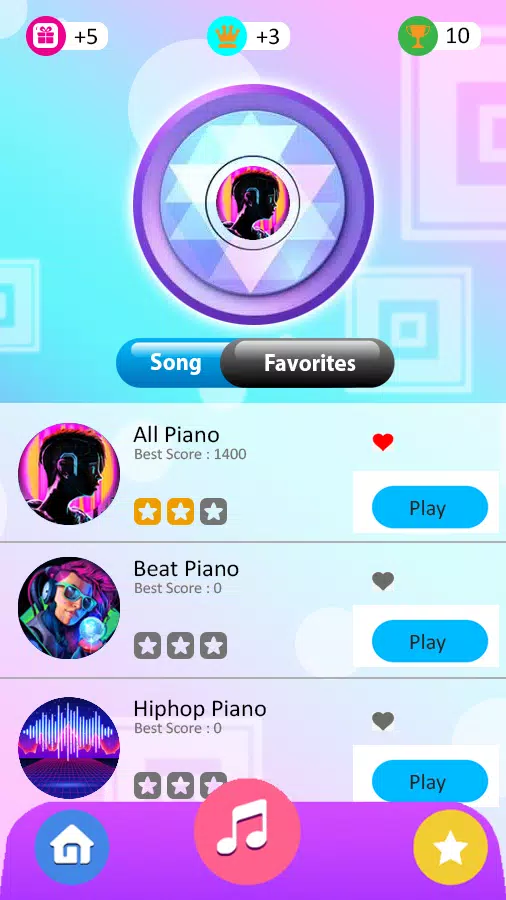 Rush E Piano ภาพหน้าจอ 1