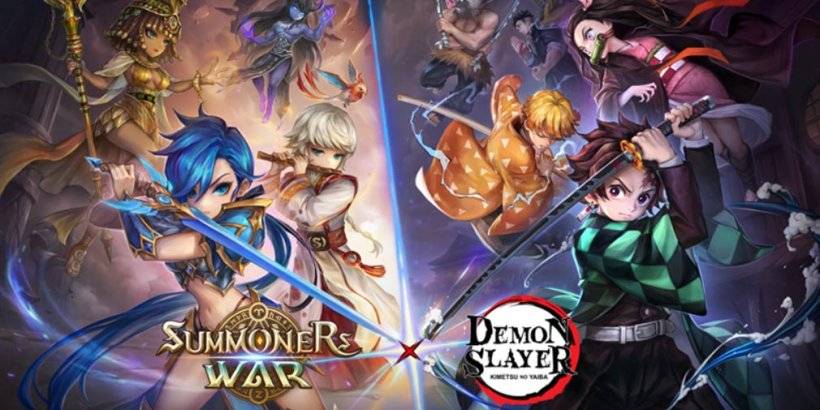 惡魔殺手加入魔靈召喚: 天空之役史詩般的合作