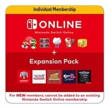 Nintendo Switch Online 12 -miesięczne indywidualne członkostwo + Pakiet rozszerzeń Egift Karta