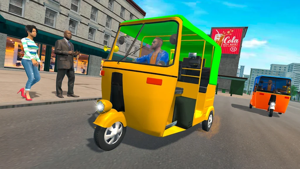 Grand Tuk Tuk Rickshaw Game Ảnh chụp màn hình 4