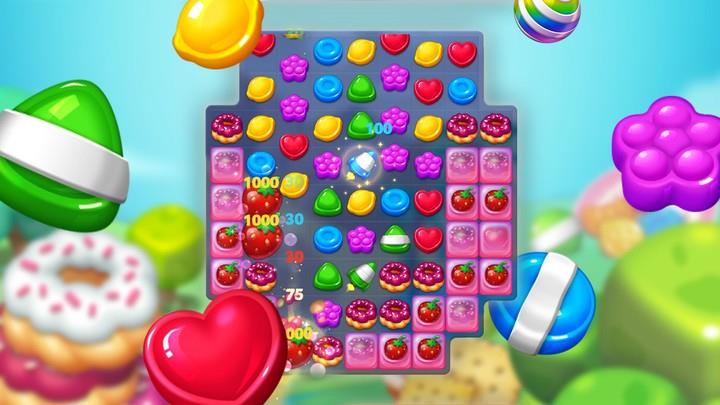 Lollipop: Sweet Taste Match 3 ภาพหน้าจอ 1