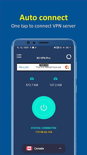 X3 VPN Pro - Fast , Secure & Unlimited VPN Screenshot 2