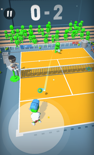 lawn tennis games - 3D offline Schermafbeelding 1