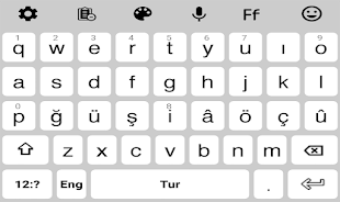 Turkish Language keyboard 202 Captura de pantalla 2