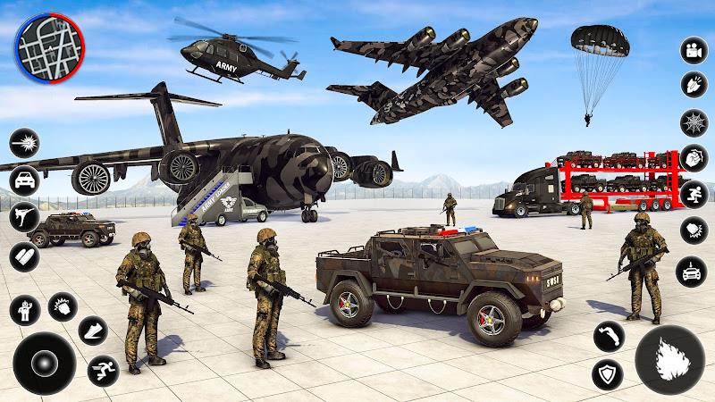 Army Transport Vehicles Games Zrzut ekranu 3