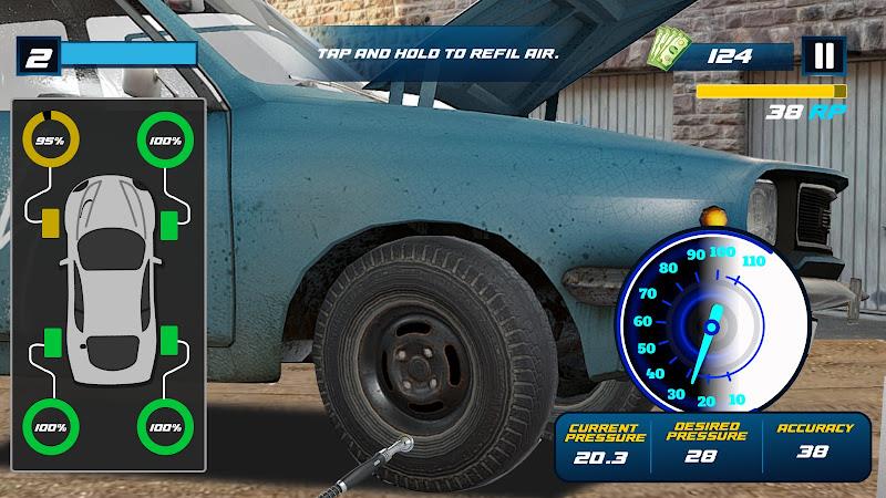 Tire Shop Car Mechanic Game 3d Tangkapan skrin 2