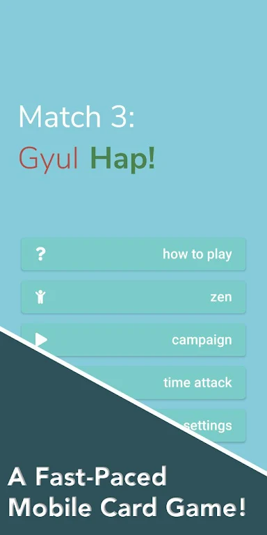 Match 3 Card Game - Gyul Hap Tangkapan skrin 1