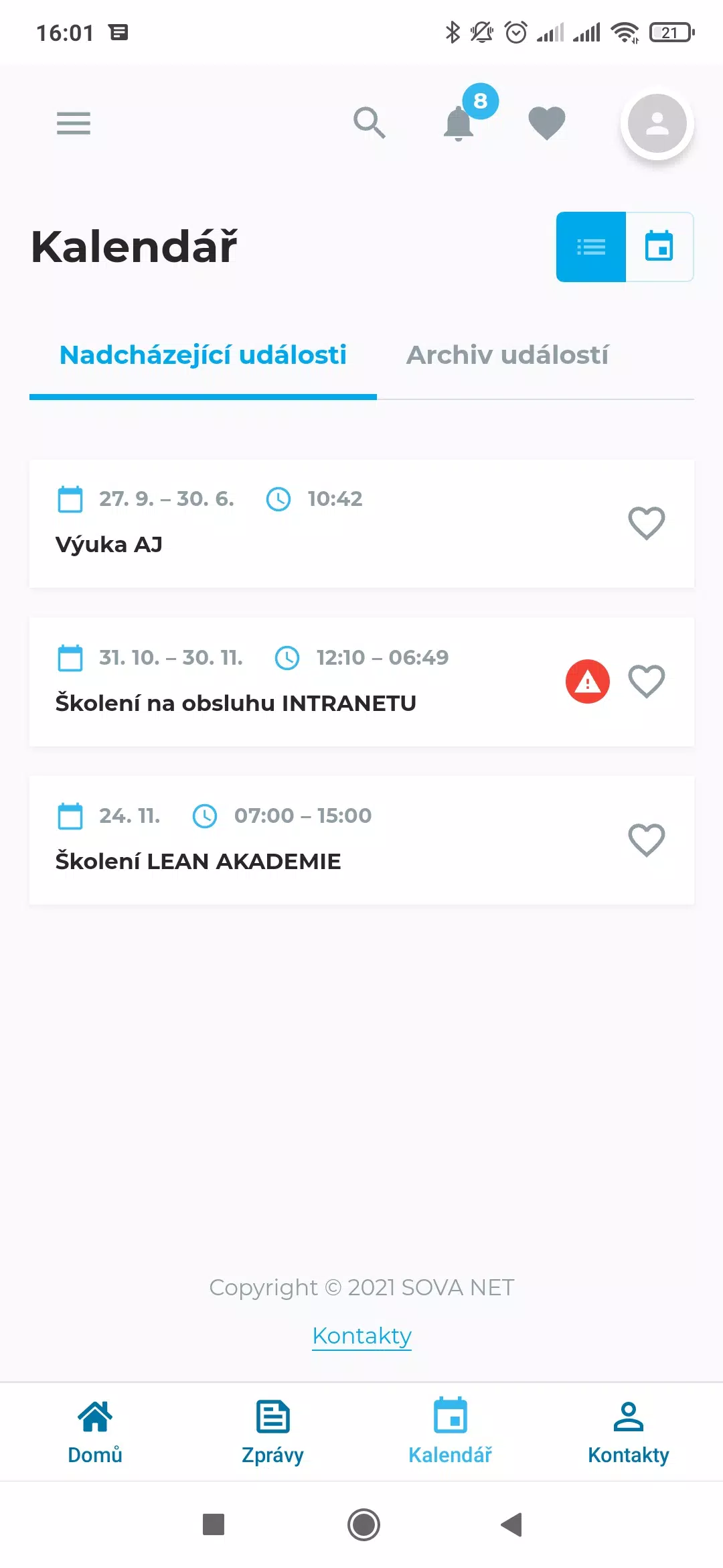 Retex INTRANET 스크린샷 3