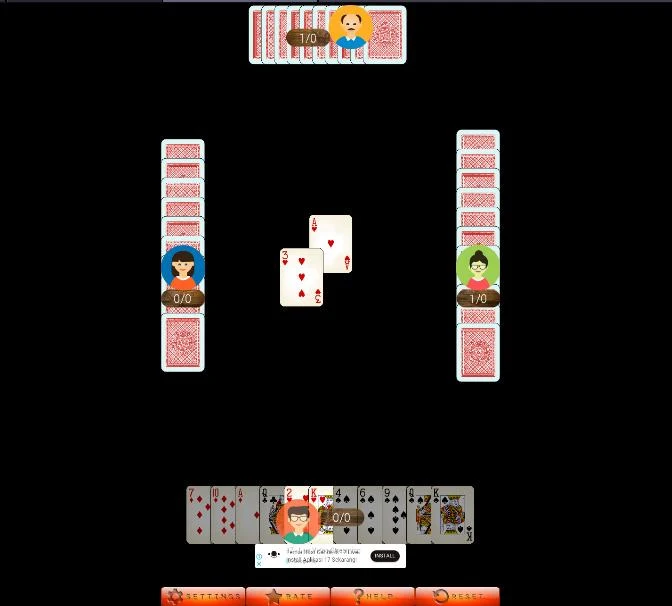 SPADES CallBreak by bejogame Screenshot 1