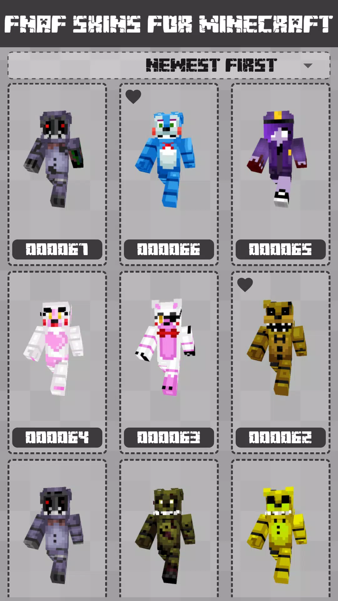 FNAF Skins for Minecraft PE スクリーンショット 2