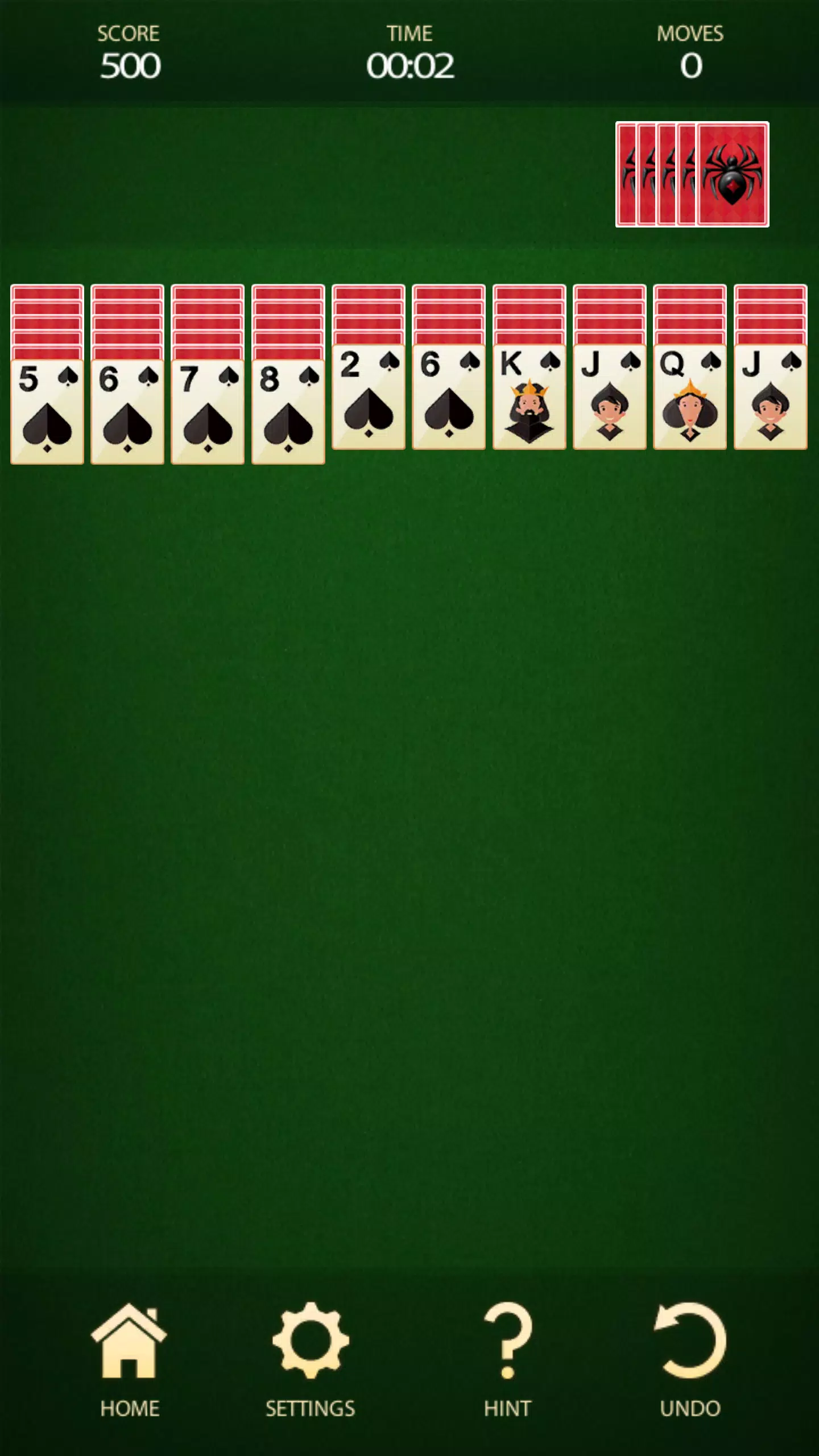 Spider Solitaire: Card Game Screenshot 1