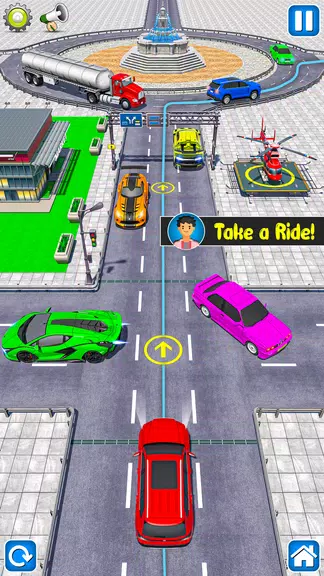 Pick Me Up Car Simulator Captura de pantalla 2