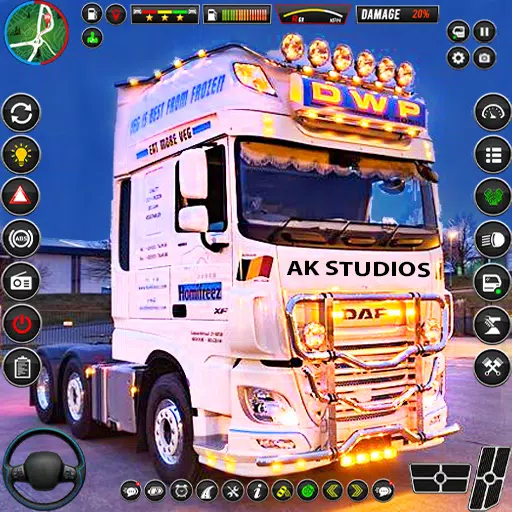 Cargo Truck Driving Euro Truck Screenshot 1
