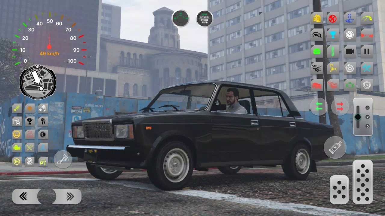 VAZ 2107 Simulator: Drift Lada Tangkapan skrin 1