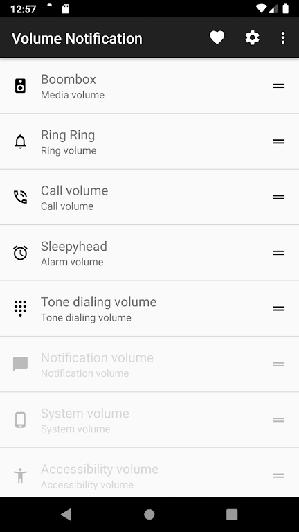 Volume Notification Tangkapan skrin 2