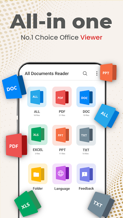 All Document Reader PDF Reader ဖန်သားပြင်ဓာတ်ပုံ 1