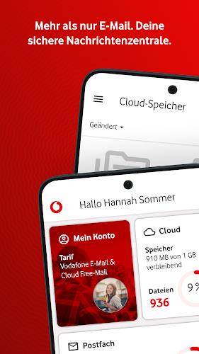 Vodafone E-Mail & Cloud スクリーンショット 1