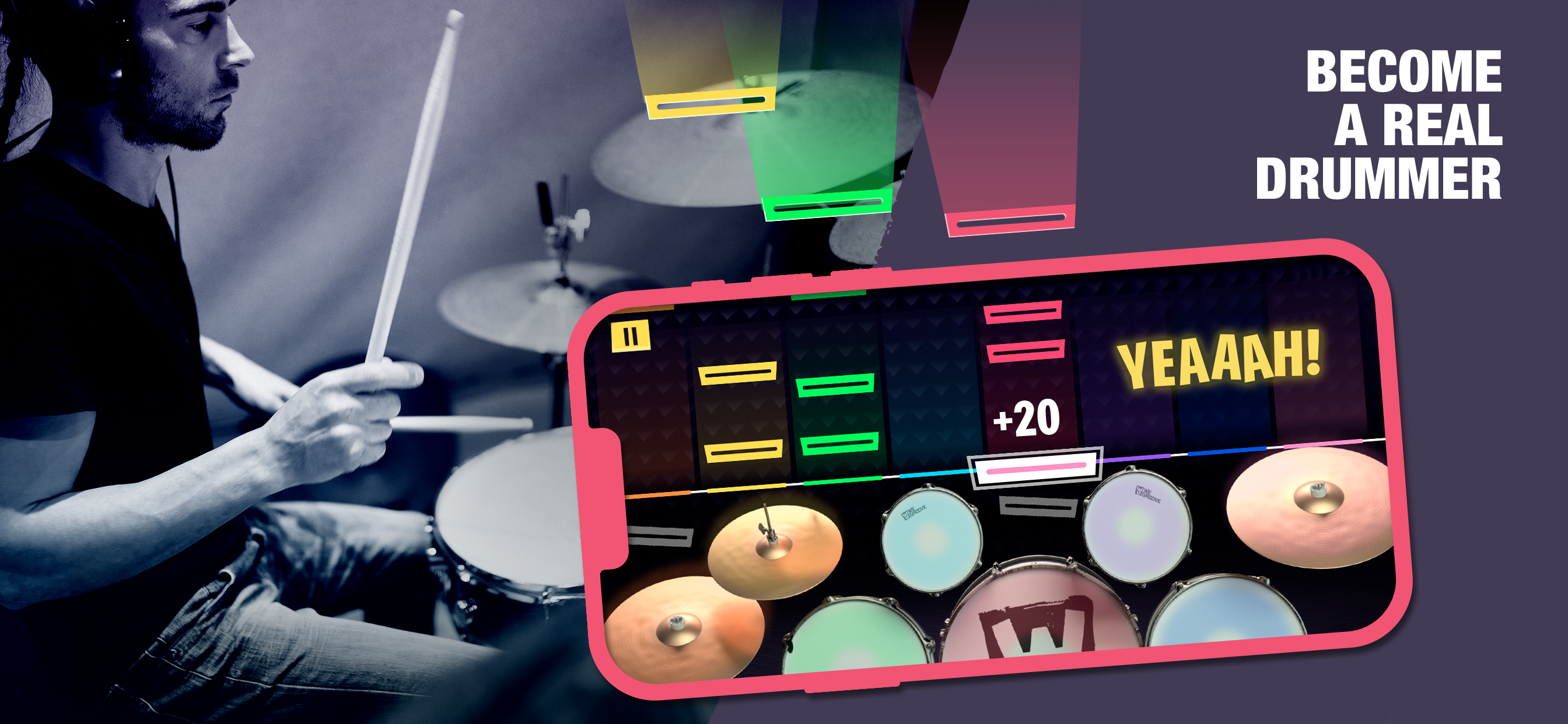 Schermata WeGroove: play & learn to drum 1