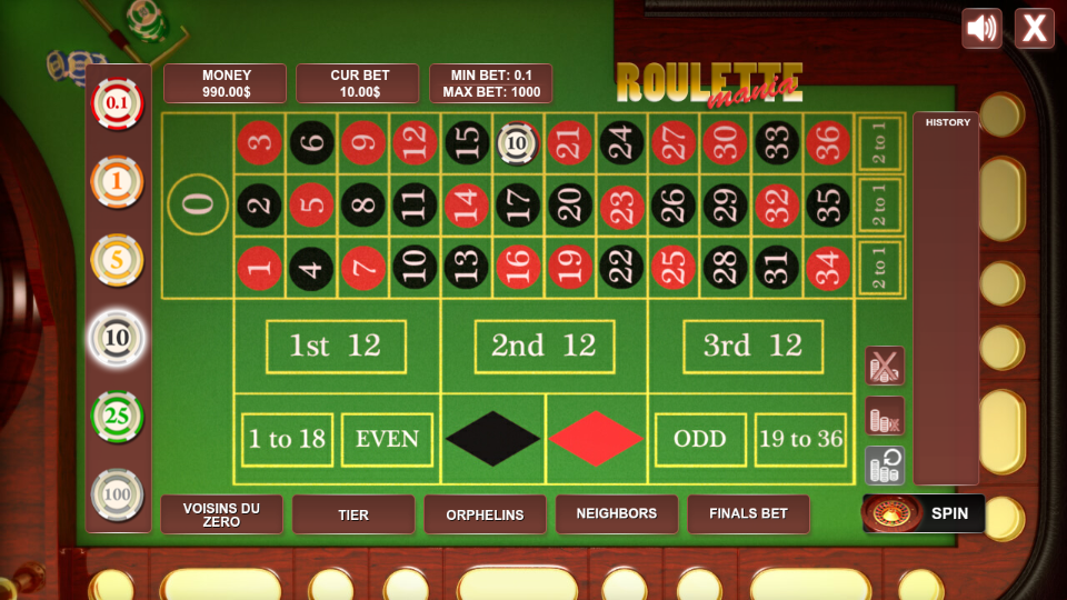 Roulette Mania Capture d'écran 2